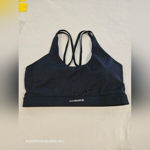 SwissBrand Black Sports Bra Large